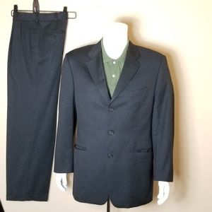 HUGO BOSS black suit 44R